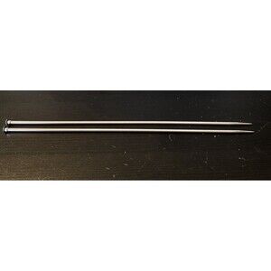 Bates Knitting #6  Needles 13.5" long  Pink Aluminum Preowned-slight bent